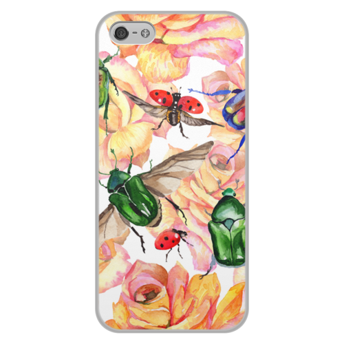 Заказать чехол для iPhone 5/5S в Москве. Чехол для iPhone 5/5S, объёмная печать насекомые от THE_NISE  - готовые дизайны и нанесение принтов.