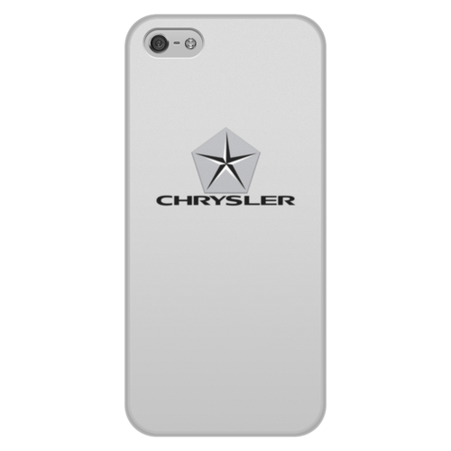 Заказать чехол для iPhone 5/5S в Москве. Чехол для iPhone 5/5S, объёмная печать Chrysler от DESIGNER   - готовые дизайны и нанесение принтов.