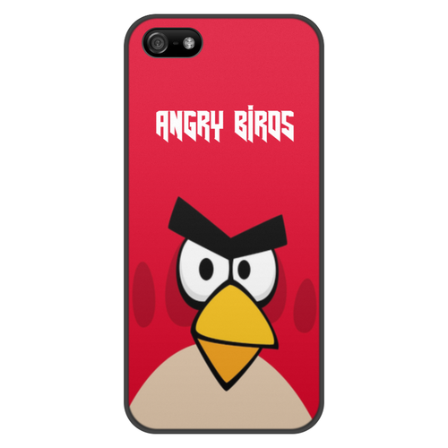 Заказать чехол для iPhone 5/5S в Москве. Чехол для iPhone 5/5S, объёмная печать Angry Birds (Terence) от Аня Лукьянова - готовые дизайны и нанесение принтов.