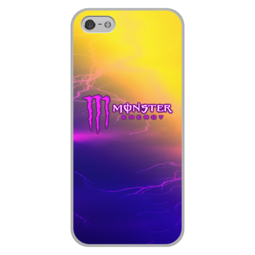 Заказать чехол для iPhone 5/5S в Москве. Чехол для iPhone 5/5S, объёмная печать Monster Energy от THE_NISE  - готовые дизайны и нанесение принтов.