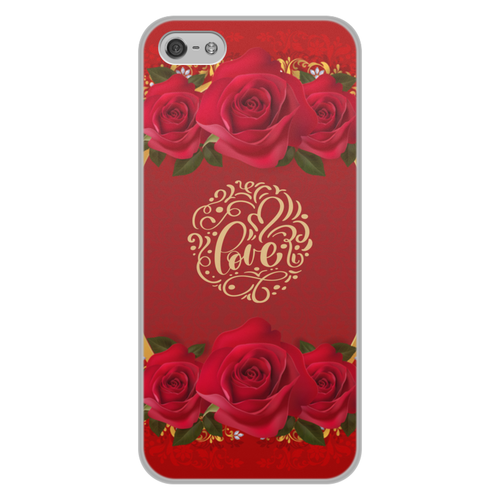 Заказать чехол для iPhone 5/5S в Москве. Чехол для iPhone 5/5S, объёмная печать День Св. Валентина от Ирина - готовые дизайны и нанесение принтов.