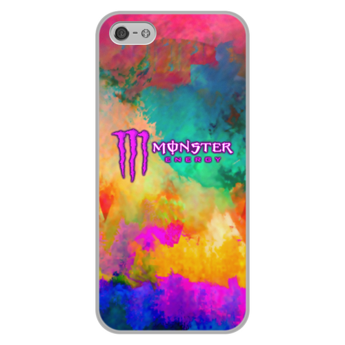 Заказать чехол для iPhone 5/5S в Москве. Чехол для iPhone 5/5S, объёмная печать Monster Energy от THE_NISE  - готовые дизайны и нанесение принтов.