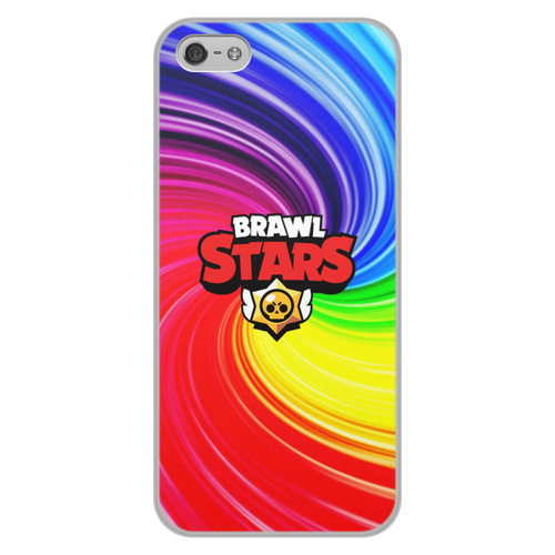 Заказать чехол для iPhone 5/5S в Москве. Чехол для iPhone 5/5S, объёмная печать Brawl Stars от THE_NISE  - готовые дизайны и нанесение принтов.