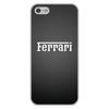 Заказать чехол для iPhone 5/5S в Москве. Чехол для iPhone 5/5S, объёмная печать Ferrari от THE_NISE  - готовые дизайны и нанесение принтов.