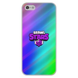 Заказать чехол для iPhone 5/5S в Москве. Чехол для iPhone 5/5S, объёмная печать Brawl Stars от THE_NISE  - готовые дизайны и нанесение принтов.