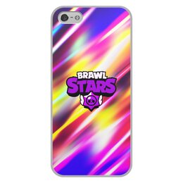 Заказать чехол для iPhone 5/5S в Москве. Чехол для iPhone 5/5S, объёмная печать Brawl Stars от THE_NISE  - готовые дизайны и нанесение принтов.