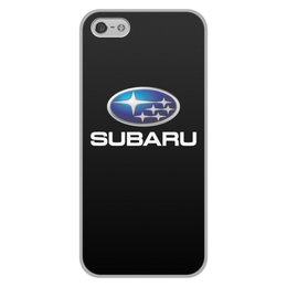 Заказать чехол для iPhone 5/5S в Москве. Чехол для iPhone 5/5S, объёмная печать SUBARU от DESIGNER   - готовые дизайны и нанесение принтов.