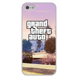 Заказать чехол для iPhone 5/5S в Москве. Чехол для iPhone 5/5S, объёмная печать Grand Theft Auto от THE_NISE  - готовые дизайны и нанесение принтов.