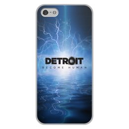 Заказать чехол для iPhone 5/5S в Москве. Чехол для iPhone 5/5S, объёмная печать Detroit от THE_NISE  - готовые дизайны и нанесение принтов.