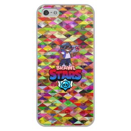 Заказать чехол для iPhone 5/5S в Москве. Чехол для iPhone 5/5S, объёмная печать Brawl Stars от THE_NISE  - готовые дизайны и нанесение принтов.