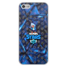 Заказать чехол для iPhone 5/5S в Москве. Чехол для iPhone 5/5S, объёмная печать Brawl Stars от THE_NISE  - готовые дизайны и нанесение принтов.