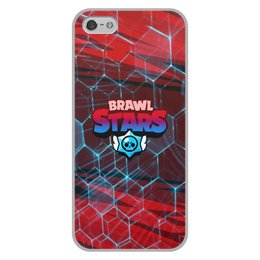 Заказать чехол для iPhone 5/5S в Москве. Чехол для iPhone 5/5S, объёмная печать Brawl Stars от THE_NISE  - готовые дизайны и нанесение принтов.