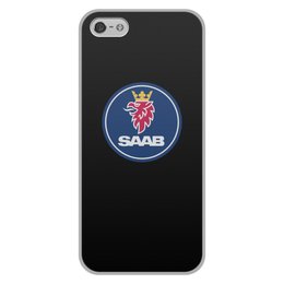 Заказать чехол для iPhone 5/5S в Москве. Чехол для iPhone 5/5S, объёмная печать SAAB  от DESIGNER   - готовые дизайны и нанесение принтов.