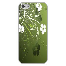 Заказать чехол для iPhone 5/5S в Москве. Чехол для iPhone 5/5S, объёмная печать цветы от THE_NISE  - готовые дизайны и нанесение принтов.