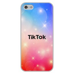 Заказать чехол для iPhone 5/5S в Москве. Чехол для iPhone 5/5S, объёмная печать Tik Tok от THE_NISE  - готовые дизайны и нанесение принтов.