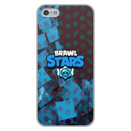 Заказать чехол для iPhone 5/5S в Москве. Чехол для iPhone 5/5S, объёмная печать Brawl Stars от THE_NISE  - готовые дизайны и нанесение принтов.