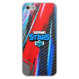 Заказать чехол для iPhone 5/5S в Москве. Чехол для iPhone 5/5S, объёмная печать Brawl Stars от THE_NISE  - готовые дизайны и нанесение принтов.