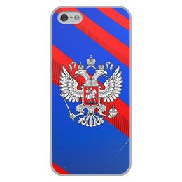 Заказать чехол для iPhone 5/5S в Москве. Чехол для iPhone 5/5S, объёмная печать Russia от THE_NISE  - готовые дизайны и нанесение принтов.