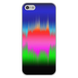 Заказать чехол для iPhone 5/5S в Москве. Чехол для iPhone 5/5S, объёмная печать Звуковая волна от THE_NISE  - готовые дизайны и нанесение принтов.