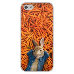 Заказать чехол для iPhone 5/5S в Москве. Чехол для iPhone 5/5S, объёмная печать Кролик Питер от skynatural - готовые дизайны и нанесение принтов.