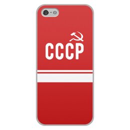 Заказать чехол для iPhone 5/5S в Москве. Чехол для iPhone 5/5S, объёмная печать Советский Союз от THE_NISE  - готовые дизайны и нанесение принтов.