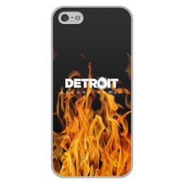 Заказать чехол для iPhone 5/5S в Москве. Чехол для iPhone 5/5S, объёмная печать Detroit Become Human от THE_NISE  - готовые дизайны и нанесение принтов.