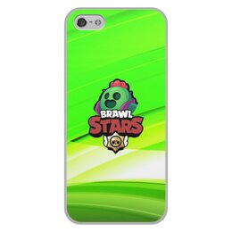 Заказать чехол для iPhone 5/5S в Москве. Чехол для iPhone 5/5S, объёмная печать Brawl Stars от THE_NISE  - готовые дизайны и нанесение принтов.