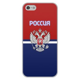 Заказать чехол для iPhone 5/5S в Москве. Чехол для iPhone 5/5S, объёмная печать Russia от THE_NISE  - готовые дизайны и нанесение принтов.