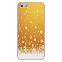Заказать чехол для iPhone 5/5S в Москве. Чехол для iPhone 5/5S, объёмная печать снежинки от THE_NISE  - готовые дизайны и нанесение принтов.
