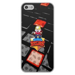 Заказать чехол для iPhone 5/5S в Москве. Чехол для iPhone 5/5S, объёмная печать Brawl Stars от THE_NISE  - готовые дизайны и нанесение принтов.