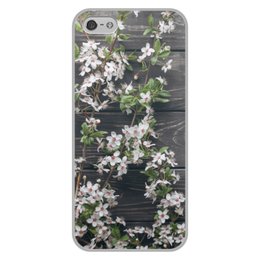 Заказать чехол для iPhone 5/5S в Москве. Чехол для iPhone 5/5S, объёмная печать цветы от THE_NISE  - готовые дизайны и нанесение принтов.