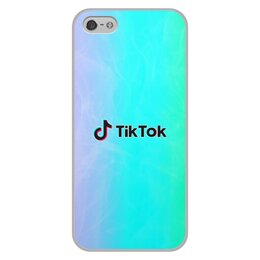 Заказать чехол для iPhone 5/5S в Москве. Чехол для iPhone 5/5S, объёмная печать Tik Tok от THE_NISE  - готовые дизайны и нанесение принтов.