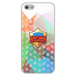 Заказать чехол для iPhone 5/5S в Москве. Чехол для iPhone 5/5S, объёмная печать Brawl Stars от THE_NISE  - готовые дизайны и нанесение принтов.