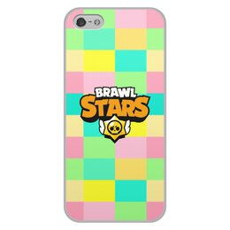 Заказать чехол для iPhone 5/5S в Москве. Чехол для iPhone 5/5S, объёмная печать Brawl Stars от THE_NISE  - готовые дизайны и нанесение принтов.