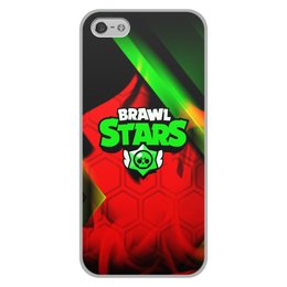 Заказать чехол для iPhone 5/5S в Москве. Чехол для iPhone 5/5S, объёмная печать Brawl Stars от THE_NISE  - готовые дизайны и нанесение принтов.