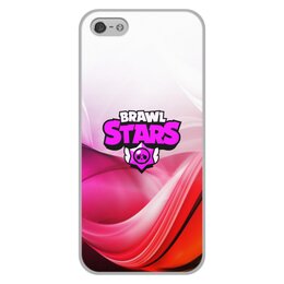 Заказать чехол для iPhone 5/5S в Москве. Чехол для iPhone 5/5S, объёмная печать Brawl Stars от THE_NISE  - готовые дизайны и нанесение принтов.