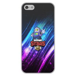 Заказать чехол для iPhone 5/5S в Москве. Чехол для iPhone 5/5S, объёмная печать Brawl Stars от THE_NISE  - готовые дизайны и нанесение принтов.