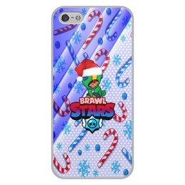 Заказать чехол для iPhone 5/5S в Москве. Чехол для iPhone 5/5S, объёмная печать Brawl Stars от THE_NISE  - готовые дизайны и нанесение принтов.