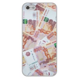 Заказать чехол для iPhone 5/5S в Москве. Чехол для iPhone 5/5S, объёмная печать Деньги от THE_NISE  - готовые дизайны и нанесение принтов.