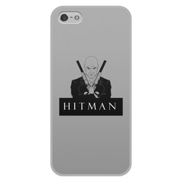 Заказать чехол для iPhone 5/5S в Москве. Чехол для iPhone 5/5S, объёмная печать Hitman от THE_NISE  - готовые дизайны и нанесение принтов.