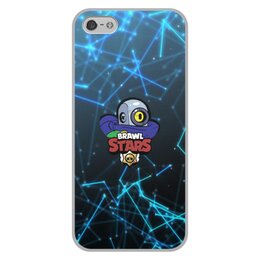 Заказать чехол для iPhone 5/5S в Москве. Чехол для iPhone 5/5S, объёмная печать Brawl Stars от THE_NISE  - готовые дизайны и нанесение принтов.