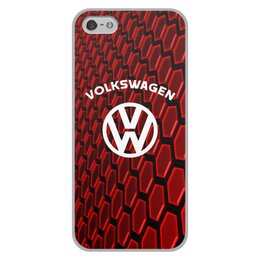 Заказать чехол для iPhone 5/5S в Москве. Чехол для iPhone 5/5S, объёмная печать Volkswagen от THE_NISE  - готовые дизайны и нанесение принтов.