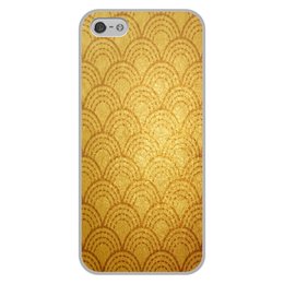 Заказать чехол для iPhone 5/5S в Москве. Чехол для iPhone 5/5S, объёмная печать  золотой узор от THE_NISE  - готовые дизайны и нанесение принтов.