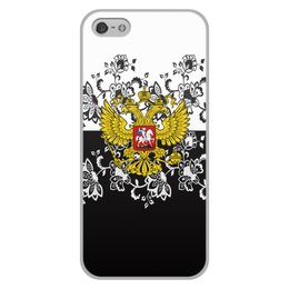 Заказать чехол для iPhone 5/5S в Москве. Чехол для iPhone 5/5S, объёмная печать Узор и герб от THE_NISE  - готовые дизайны и нанесение принтов.