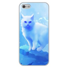 Заказать чехол для iPhone 5/5S в Москве. Чехол для iPhone 5/5S, объёмная печать  Кошка от THE_NISE  - готовые дизайны и нанесение принтов.