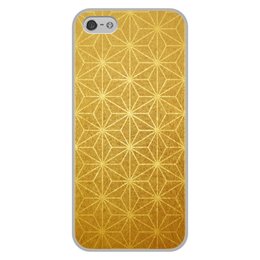 Заказать чехол для iPhone 5/5S в Москве. Чехол для iPhone 5/5S, объёмная печать золотой узор от THE_NISE  - готовые дизайны и нанесение принтов.