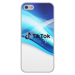 Заказать чехол для iPhone 5/5S в Москве. Чехол для iPhone 5/5S, объёмная печать Tik Tok от THE_NISE  - готовые дизайны и нанесение принтов.