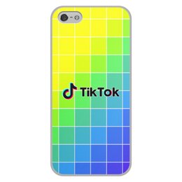 Заказать чехол для iPhone 5/5S в Москве. Чехол для iPhone 5/5S, объёмная печать Tik Tok от THE_NISE  - готовые дизайны и нанесение принтов.