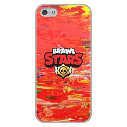 Заказать чехол для iPhone 5/5S в Москве. Чехол для iPhone 5/5S, объёмная печать Brawl Stars от THE_NISE  - готовые дизайны и нанесение принтов.