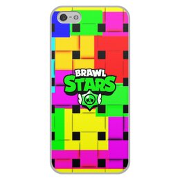 Заказать чехол для iPhone 5/5S в Москве. Чехол для iPhone 5/5S, объёмная печать Brawl Stars от THE_NISE  - готовые дизайны и нанесение принтов.